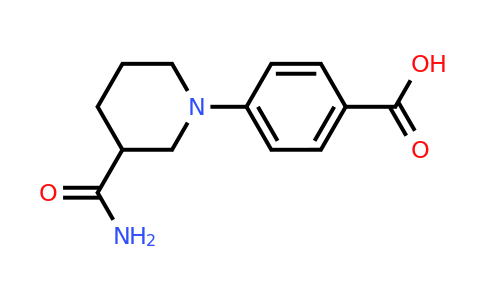 CAS 1021243-10-6 | 4-(3-Carbamoylpiperidin-1-yl)benzoic acid