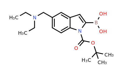 CAS 1021342-92-6 | (5-[(Diethylamino)methyl]-1-{[(2-methyl-2-propanyl)oxy]carbonyl}- 1H-indol-2-yl)boronic acid