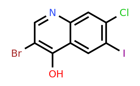 CAS 1021913-04-1 | 3-Bromo-7-chloro-6-iodoquinolin-4-ol