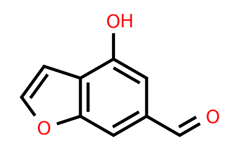 CAS 1021916-93-7 | 4-hydroxy-1-benzofuran-6-carbaldehyde