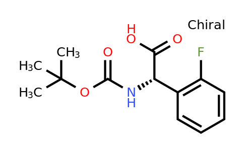 CAS 1021948-15-1 | (2S)-2-[(Tert-butoxy)carbonylamino]-2-(2-fluorophenyl)acetic acid