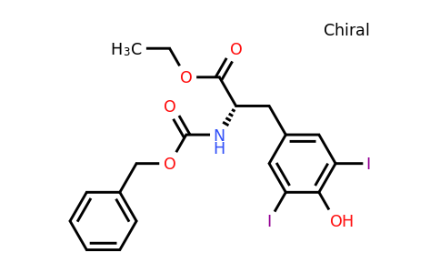 CAS 102202-92-6 | (S)-Ethyl 2-(((benzyloxy)carbonyl)amino)-3-(4-hydroxy-3,5-diiodophenyl)propanoate