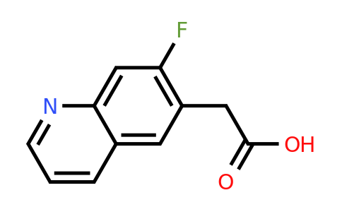 CAS 1022091-54-8 | 2-(7-Fluoroquinolin-6-yl)acetic acid
