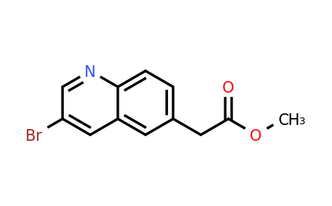 CAS 1022091-89-9 | Methyl 2-(3-bromoquinolin-6-yl)acetate