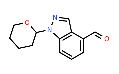 CAS 1022158-36-6 | 1-(Tetrahydro-2H-pyran-2-YL)-1H-indazole-4-carbaldehyde