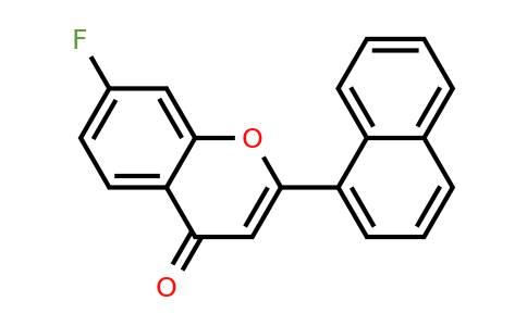 CAS 1022169-94-3 | 7-Fluoro-2-(naphthalen-1-YL)-4H-chromen-4-one