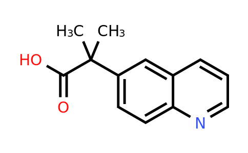 CAS 1022283-51-7 | 2-Methyl-2-(quinolin-6-yl)propanoic acid