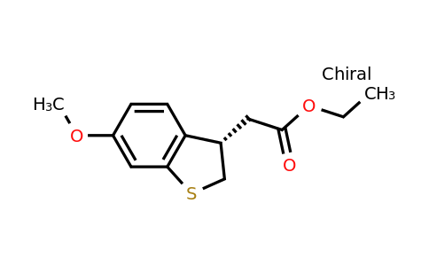 (S)-Ethyl 2-(6-methoxy-2,3-dihydrobenzo[b]thiophen-3-yl)acetate
