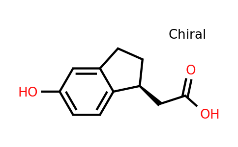 CAS 1022980-05-7 | 2-[(1S)-5-hydroxy-2,3-dihydro-1H-inden-1-yl]acetic acid