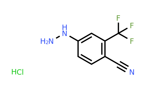 CAS 1023649-53-7 | 4-Hydrazinyl-2-(trifluoromethyl)benzonitrile hydrochloride