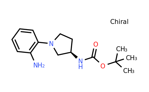 CAS 1023655-13-1 | (R)-tert-Butyl 1-(2-aminophenyl)pyrrolidin-3-ylcarbamate