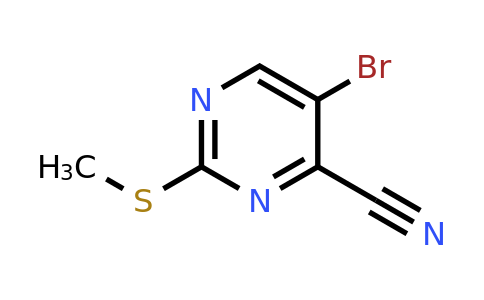CAS 1023812-08-9 | 5-Bromo-2-(methylthio)pyrimidine-4-carbonitrile