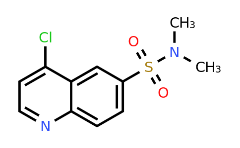 CAS 1023812-21-6 | 4-Chloro-N,N-dimethylquinoline-6-sulfonamide