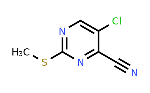 CAS 1023814-07-4 | 5-Chloro-2-(methylthio)pyrimidine-4-carbonitrile