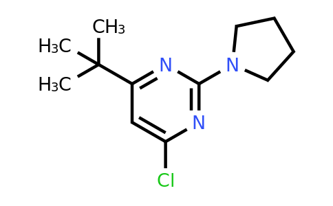 CAS 1023815-52-2 | 4-(tert-Butyl)-6-chloro-2-(pyrrolidin-1-yl)pyrimidine