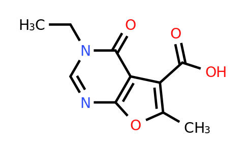 CAS 1023815-59-9 | 3-ethyl-6-methyl-4-oxo-3H,4H-furo[2,3-d]pyrimidine-5-carboxylic acid