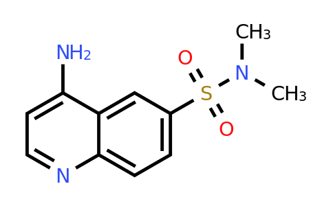 CAS 1023816-17-2 | 4-Amino-N,N-dimethylquinoline-6-sulfonamide