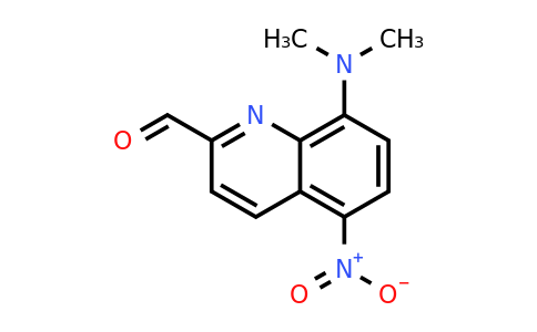 CAS 1023816-29-6 | 8-(Dimethylamino)-5-nitroquinoline-2-carbaldehyde