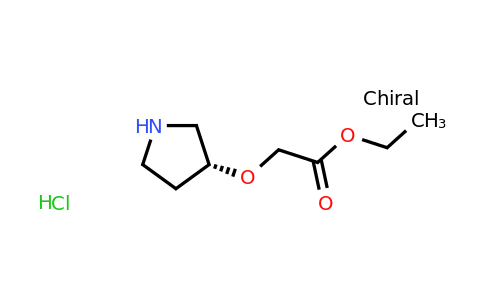CAS 1024038-23-0 | (R)-Ethyl 2-(pyrrolidin-3-yloxy)acetate hydrochloride