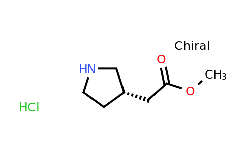 (S)-Methyl 2-(pyrrolidin-3-yl)acetate hydrochloride