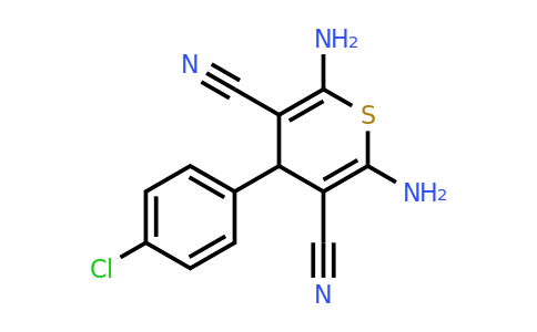 CAS 102423-75-6 | 2,6-Diamino-4-(4-chlorophenyl)-4H-thiopyran-3,5-dicarbonitrile