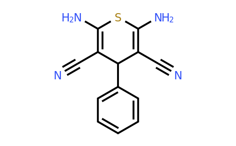 CAS 102434-73-1 | 2,6-Diamino-4-phenyl-4H-thiopyran-3,5-dicarbonitrile