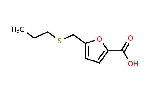 CAS 102439-45-2 | 5-[(propylsulfanyl)methyl]furan-2-carboxylic acid