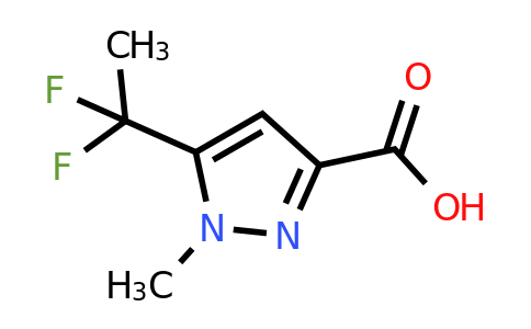 CAS 1024599-62-9 | 5-(1,1-difluoroethyl)-1-methyl-pyrazole-3-carboxylic acid