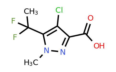CAS 1024599-64-1 | 4-chloro-5-(1,1-difluoroethyl)-1-methyl-pyrazole-3-carboxylic acid