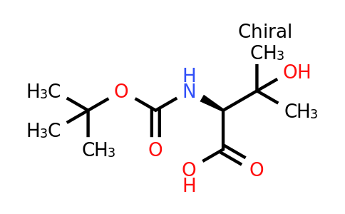 CAS 102507-13-1 | (2S)-2-(tert-butoxycarbonylamino)-3-hydroxy-3-methyl-butanoic acid