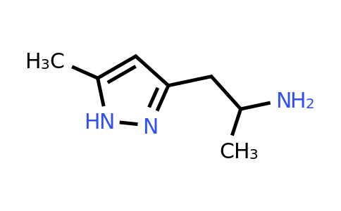 CAS 1025087-55-1 | 1-(5-Methyl-1H-pyrazol-3-yl)propan-2-amine