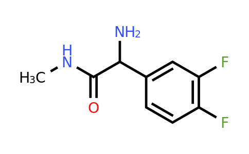 CAS 1025448-40-1 | 2-Amino-2-(3,4-difluorophenyl)-N-methylacetamide