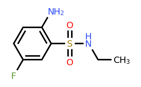CAS 1026183-64-1 | 2-amino-N-ethyl-5-fluorobenzene-1-sulfonamide