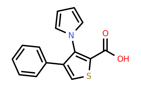 CAS 1026387-85-8 | 4-Phenyl-3-(1H-pyrrol-1-yl)thiophene-2-carboxylic acid