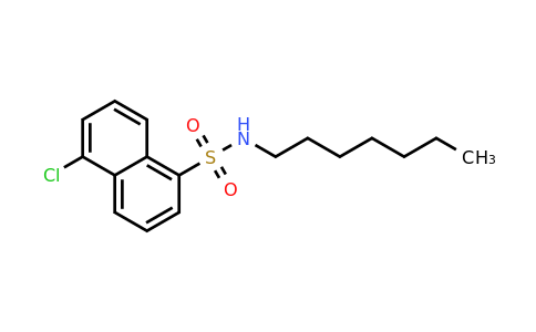 CAS 102649-79-6 | 5-Chloro-N-heptylnaphthalene-1-sulfonamide