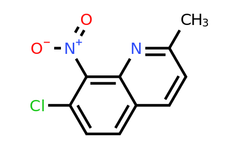 CAS 102653-55-4 | 7-Chloro-2-methyl-8-nitroquinoline