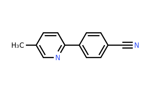CAS 102672-85-5 | 4-(5-Methyl-2-pyridyl)benzonitrile