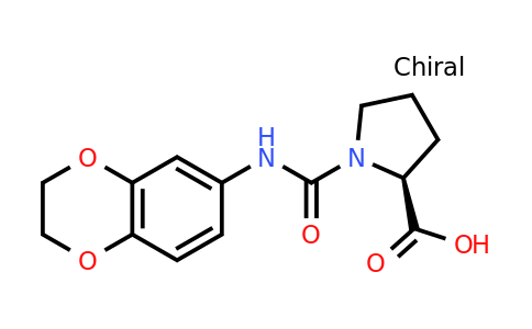 CAS 1026763-78-9 | (2S)-1-[(2,3-Dihydro-1,4-benzodioxin-6-yl)carbamoyl]pyrrolidine-2-carboxylic acid