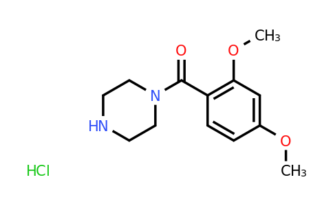 CAS 1026767-54-3 | 1-(2,4-Dimethoxybenzoyl)piperazine hydrochloride