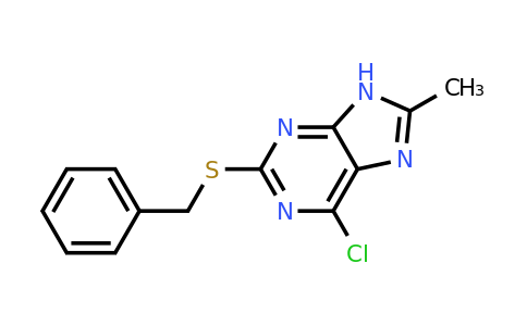 CAS 1027419-96-0 | 2-(Benzylthio)-6-chloro-8-methyl-9H-purine