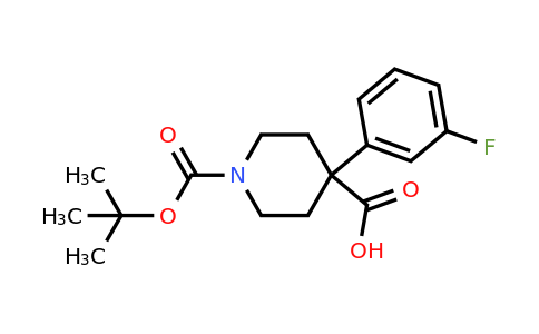 CAS 1027511-65-4 | 1-Boc-4-(3-fluorophenyl)-4-carboxypiperidine
