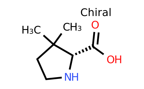 CAS 1027802-81-8 | (2R)-3,3-dimethylpyrrolidine-2-carboxylic acid