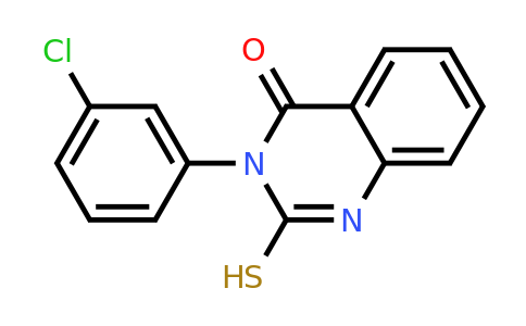 CAS 1028-38-2 | 3-(3-chlorophenyl)-2-sulfanyl-3,4-dihydroquinazolin-4-one