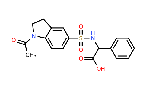 CAS 1028067-91-5 | 2-(1-Acetylindoline-5-sulfonamido)-2-phenylacetic acid
