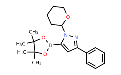 CAS 1028092-65-0 | 1-(oxan-2-yl)-3-phenyl-5-(tetramethyl-1,3,2-dioxaborolan-2-yl)-1H-pyrazole