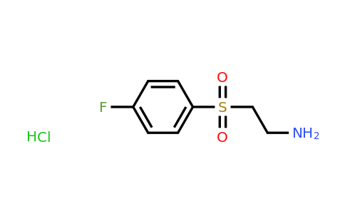 CAS 1028126-98-8 | 2-(4-fluorobenzenesulfonyl)ethan-1-amine hydrochloride