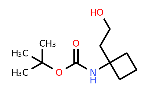 CAS 1028266-97-8 | tert-butyl N-[1-(2-hydroxyethyl)cyclobutyl]carbamate