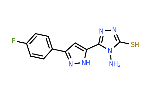 CAS 1028417-82-4 | 4-amino-5-[3-(4-fluorophenyl)-1H-pyrazol-5-yl]-4H-1,2,4-triazole-3-thiol