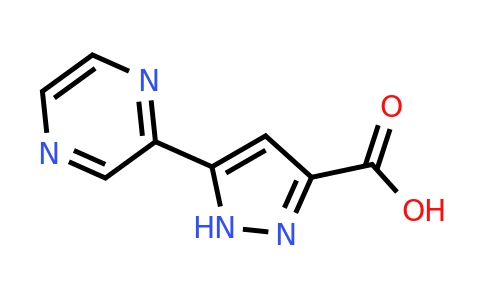 CAS 1029108-75-5 | 5-Pyrazin-2-YL-1H-pyrazole-3-carboxylic acid