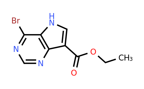 CAS 1029144-28-2 | ethyl 4-bromo-5H-pyrrolo[3,2-d]pyrimidine-7-carboxylate